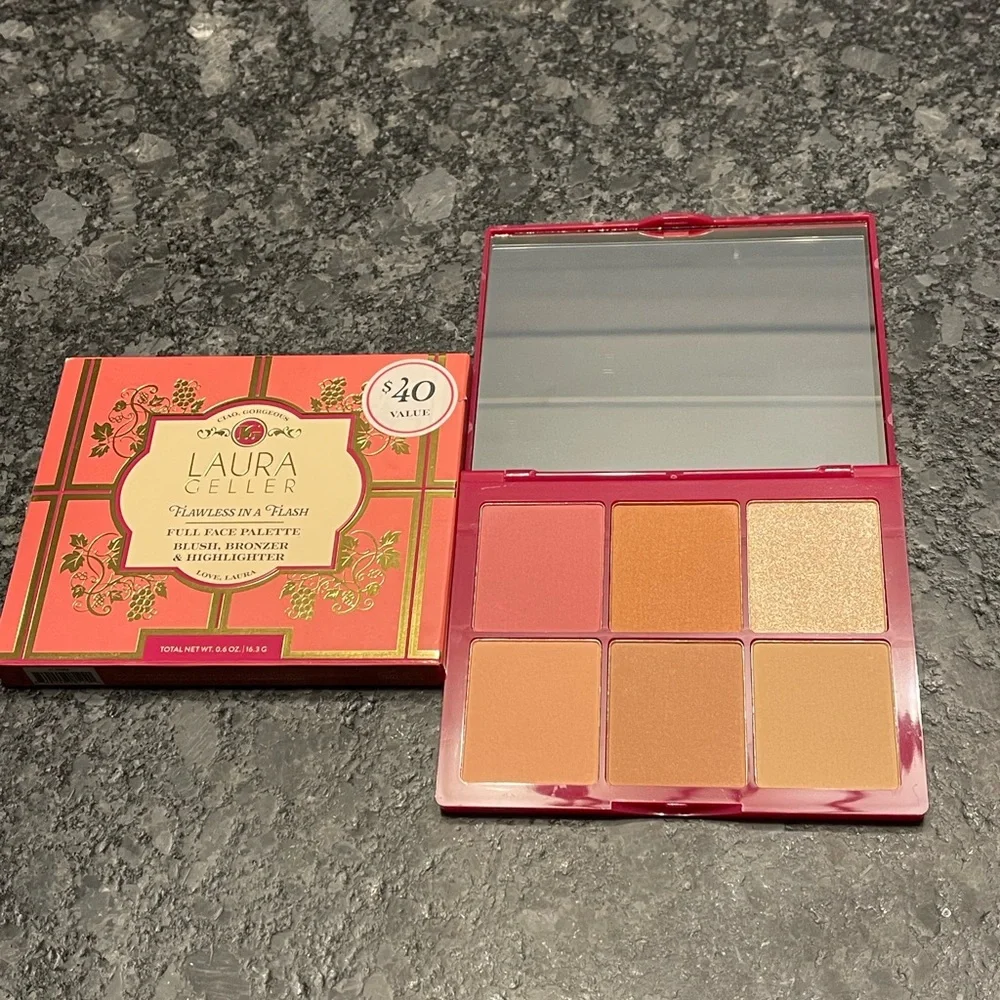 Laura Geller Flawless in a Flash full face palette blush, bronzer & highlighter